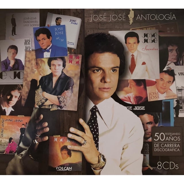 José José Antologia Sony 8 Discos Cd's 120 Canciones