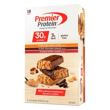 Premier Protein Bar Variety Pack (2.53 oz., 18 (Best Protein Bars On The Market)