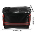 thumbnail image 3 of Unique Bargains Handlebar Bag with Touch Screen Phone Holder Mesh Side Pocket Front Storage Bag for Mountain Bike Red, 3 of 7