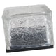 thumbnail image 1 of Luz LED solar impermeable para exteriores con forma de cubo de hielo, rocas y ladrillo de vidrio esmerilado. rojo, 1 of 2