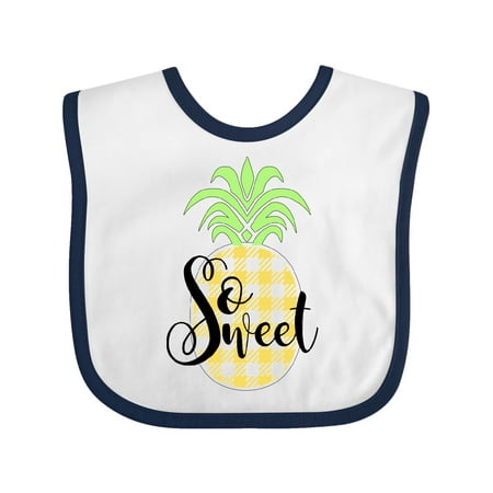 

Inktastic So Sweet-Plaid Pineapple Gift Baby Boy or Baby Girl Bib