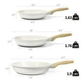 thumbnail image 7 of GIPP 3 Pcs Non Stick Frying Pan Set, 9.5”, 10”, 11” Ceramic Cookware with Induction Compatible,Dishwasher Safe,Kitchen Cooking Skillet Pans Set, 7 of 7