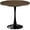 Walnut, variant on 24" Tulip Table for 2-3 Persons Modern Round Dining Table, Mid-Century Dining Room Table Wooden MDF Circle Small Leisure Coffee Tables for Kitchen Living Room (Black, 24")