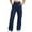 Navy, variant on AWZXDE Girls Pants for 3-14 Years Big Kids, Elastic Waist with Drawstring Cargo Sweatpants Casual Long Trousers for Daily Wear White,10-11 Years