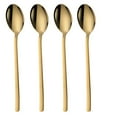 thumbnail image 2 of Cqxid Tableware Under $10 Teaspoons Spoons Pack Plated Set Mini 4Gold Of Steel Stainless Kitchen，Dining Bar, 2 of 8