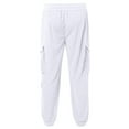 thumbnail image 4 of Pantalones cargo de pana para hombre - Pantalones utilitarios urbanos - Poliéster, múltiples bolsillos, tallas S-XXL, 4 of 6