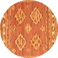 thumbnail image 1 of Ahgly Company Indoor Round Persian Orange Traditional Area Rugs, 6' Round, 1 of 1