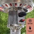 thumbnail image 3 of Outdoor Patio Heater 41000btu Floorstanding Propane Heater With Wheels, 3 of 8