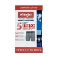 thumbnail image 6 of Wrangler Boys' Cotton Boxer Briefs, Soft Boys Underwear w/ 4-Way Stretch, Medium, 5-Pack, 6 of 15
