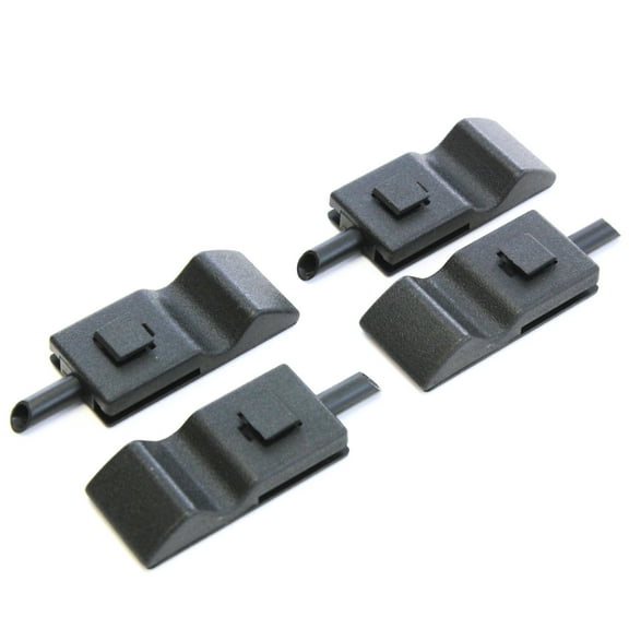 4 Ebony Black Front or Rear Door Interior Lock Knobs Tab Driver Passenger Compatible with Chevrolet GMC GM Silverado Sierra 2007-2013 (07 Classic Model Excluded) 15844616 1584-4616 15214027 25862454