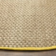 thumbnail image 2 of Safavieh Natural Fiber Collection NF114Y Border Basketweave Seagrass Area Rug, 6' x 6' Round, Rust, 2 of 2