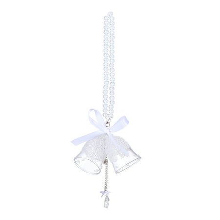 

1PC Christmas Bell Hangings Crystal Hanging Adornment Creative Car Pendant