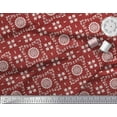 thumbnail image 2 of Soimoi Cotton Poplin Fabric Dot & Floral Artistic Print Fabric by Yard 42 Inch Wide, 2 of 5