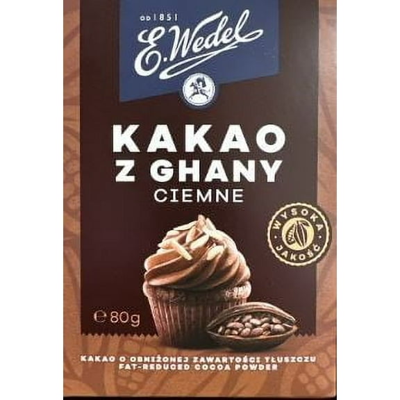 Wedel dark cocoa from Ghana 80g Pack of 3