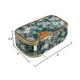 thumbnail image 3 of Double-Sided Cosmetic Fabric Toiletry and Jewelry Bag Travel Organizer (8" L x 4.5" H x 3.5" W) with Bonus Reusable Bag, 3 of 7