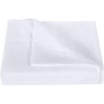 thumbnail image 1 of 700 Thread Count 3 Piece Flat Sheet ( 1 Flat Sheet + 2- Pillow cover ) 100% Egyptian Cotton Color White Solid Size California King, 1 of 4