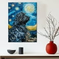 thumbnail image 5 of Bergamasco Sheepdog Dog Starry Night Canvas Wall Art Prints, Dog Art Canvas Painting Poster,Pet Canvas Painting Puppy Artwork 8x12 inches, 5 of 6