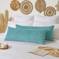 thumbnail image 2 of sasyxdc Kevin Textile 12x24 Inch Pillow Cover 1 Pack Boho Decorative Soft Striped Corduroy Lumbar Farmhouse Solid Color Accent Rectangle Cushion Case for Living Room Couch Sofa Bed  Light, 2 of 8