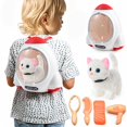 thumbnail image 1 of Gato de peluche interactivo electrónico WorWoder con bonita bolsa, 1 of 7