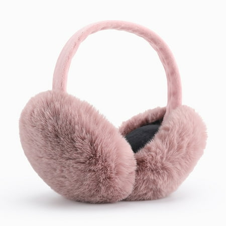 

Tmosphere Earmuffs Collapsible Ear Muff Warm Soft Fashion Unisex Lovely Earwarmer Cold Resistant Winter Warmer Earflap Women Indoor Skin Pink