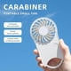 thumbnail image 2 of F12 Mini Handheld Fan 3 Wind Speed Outdoor Summer Cooling Fan with Hanging Buckle - Black, 2 of 5