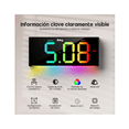 thumbnail image 3 of Reloj Electrónico Digital De Color Led Con Horario De Verano Belug Negro, 3 of 4
