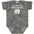 thumbnail image 3 of Inktastic Life's Better Polka Music Boys or Girls Baby Bodysuit, 3 of 5