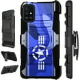 thumbnail image 1 of WORLD ACC LuxGuard Holster Case Compatible with Samsung Galaxy A71 4G Hybrid Phone Cover (Air Force Star), 1 of 1