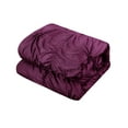 thumbnail image 2 of Chic Home Benedict 4-Piece Pleated Duvet Cover Set, Queen, Purple, 2 of 2