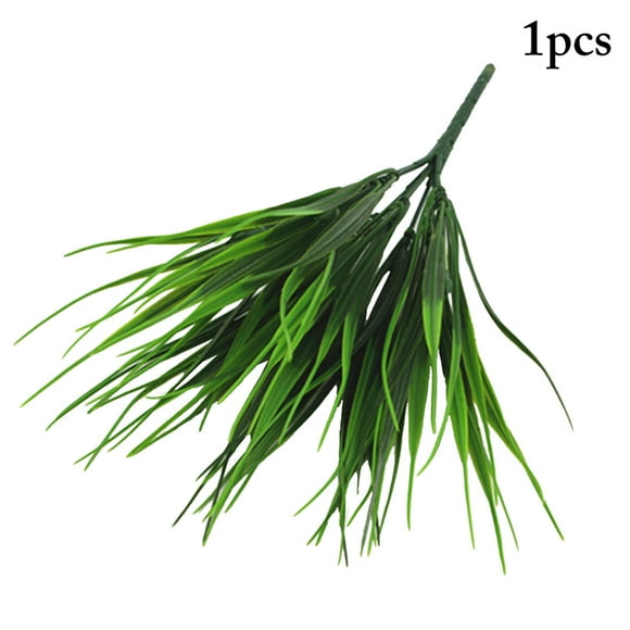 Coofit Artificial Wheat Grass Plant Realistic Plastic Greenery Grass Artificial Plant