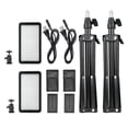thumbnail image 2 of 2PCS LED Video Light 3200K-6000K Bi Color Stepless Dimming CRI 85+ For Vivid Photos Or Videos With 228 LED Chips, 2 of 8