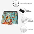 thumbnail image 3 of Sikiie Floating Colorful Cereal Print Men's Boxer Briefs, Elastic Waistband Boxer Briefs Leggings-Medium, 3 of 5