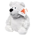 thumbnail image 1 of Embroider Buddy Bobby Bear White 16 Inch Embroidery Stuffed Animal, 1 of 1