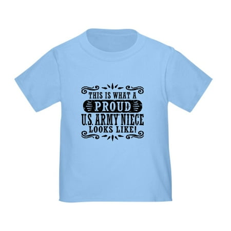 

CafePress - Proud U.S. Army Niece Toddler T Shirt - Cute Toddler T-Shirt 100% Cotton