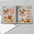thumbnail image 4 of Trick or Treat Brussels Griffon Funny Mummy Cosplay Pumpkin Candy Basket Spiral Bound Journal Griff Dog Lover 5x7in Spiral Notebook - 12016, 4 of 5