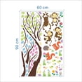 thumbnail image 4 of Vinil Infantil Arbol De Dibujos Animados Mono Ardilla Dara Baby VinDe048 Largo 111 cm Ancho 0.2 cm Alto 91 cm, 4 of 5