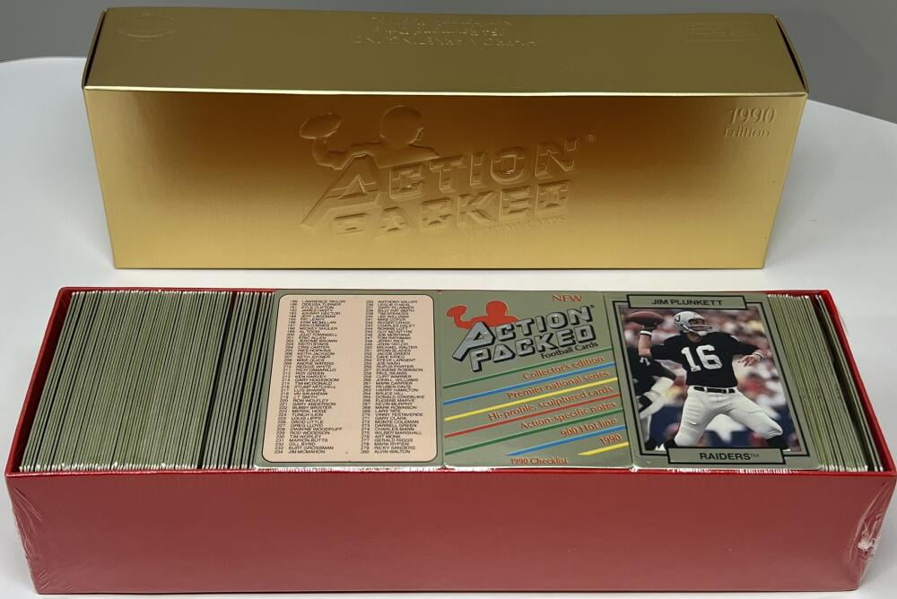 1990 Action Packed Football Factory Box Set
