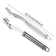 thumbnail image 3 of mmirethe Pepper Firm Corer Slicer Anti-rust Seeded Remover Durable Creatively Corers Kitchenware Household Vegetable Easy Clean Double thread handle, 3 of 6