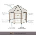 thumbnail image 5 of Pet Gazebo Indoor Outdoor Dog Kennel Play Pen with Waterproof Market-Top Cover, Beach Sand, 4-ft, 5 of 5