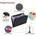 thumbnail image 3 of Fireproof File Folder Letter Size Folder Organizer and Water Resistant with Silicone-Coated Heat Resistant Money Document Bag A4 Portable Rainbow Zipper Closure Bills Storage Organizer (13 Pockets), 3 of 3