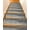 Grey, variant on Burnt Orange Ombre Coastal Stair Treads for Wooden Steps Indoor Runner Rug Carpet, Summer Nautical Beach Ocean Seaside 4 Pieces Peel and Stick Staircase Step Treads Covers Washable Door Mats 30"x8"