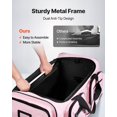 thumbnail image 6 of 29 Inch Dance Bag with Garment Rack Rolling Duffle with Privacy Curtain Pink, 6 of 7