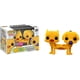 thumbnail image 2 of Funko 15102Â -Â Cat Dog Pop Vinyl Figure 221Â Flocked SDCC Summer Convention Exclusives Funko -, 2 of 2