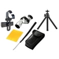 thumbnail image 2 of Telescopio monocular compacto de metal con lente objetivo de 21 mm compatible con smartphones, accesorios para acampar al aire libre y senderismo. 8 piezas, 2 of 9