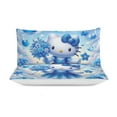 thumbnail image 3 of Hello Kitty 3-Piece Comforter Set for Bedroom, Hello Kitty Bedding Set for Kids Adults, Soft Microfiber Duvet Cover Set with Zipper Closure, 1 Duvet Cover + 2 Pillow Covers, 3 of 8