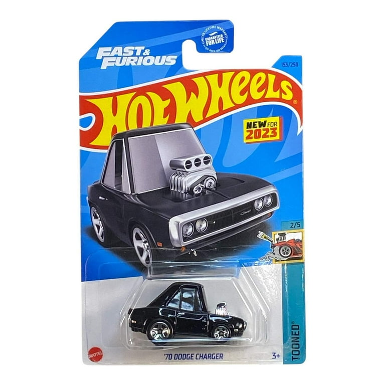 HOT WHEELS FAST＆FURIOUS ❜70 Hot Wheels Fast & Furious Tooned 2/5 (2023) Black '70 Dodge