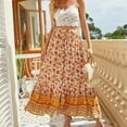 thumbnail image 6 of Women Full Ankle Length Blending Maxi Chiffon Long Skirt Beach Skirt, 6 of 8