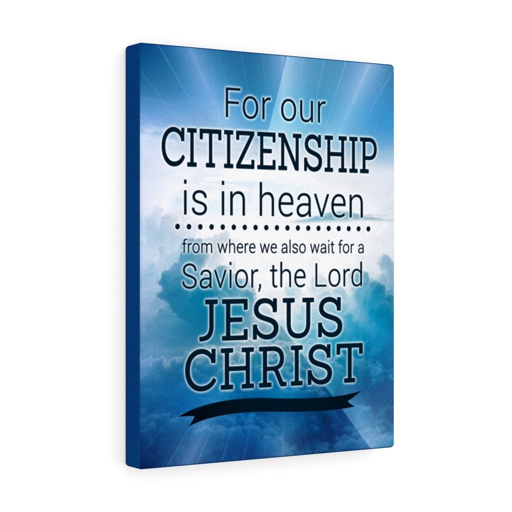 Scripture Walls Our Citizenship Bible Verse Canvas Christian Wall Art ...
