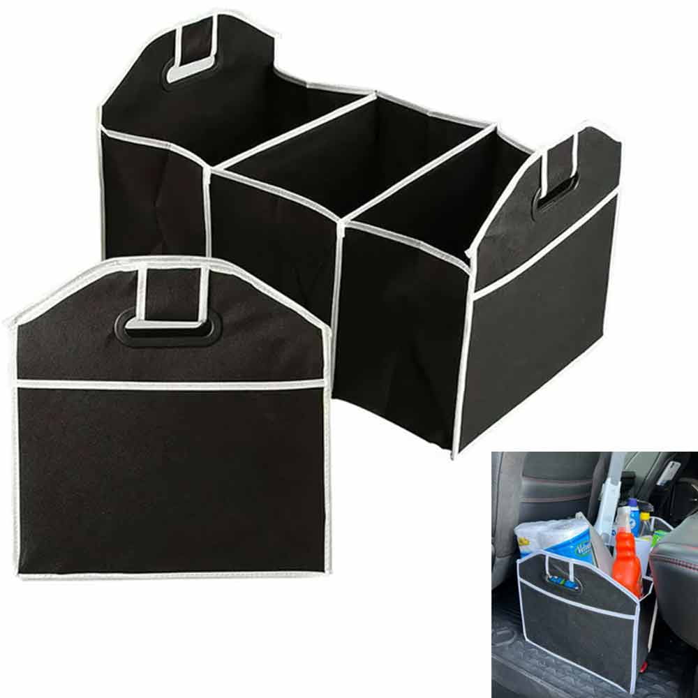 Beige Multifunctional Car Trunk Organizer, Car Storage Box, Foldable Car  Storage Container, Toys Food Storage Bag, Automotive Stowing Tidying - Temu
