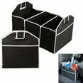 thumbnail image 5 of Collapsible Car Trunk Organizer SUV Storage Bin Non-Slip 3 Compartment Black, 5 of 7